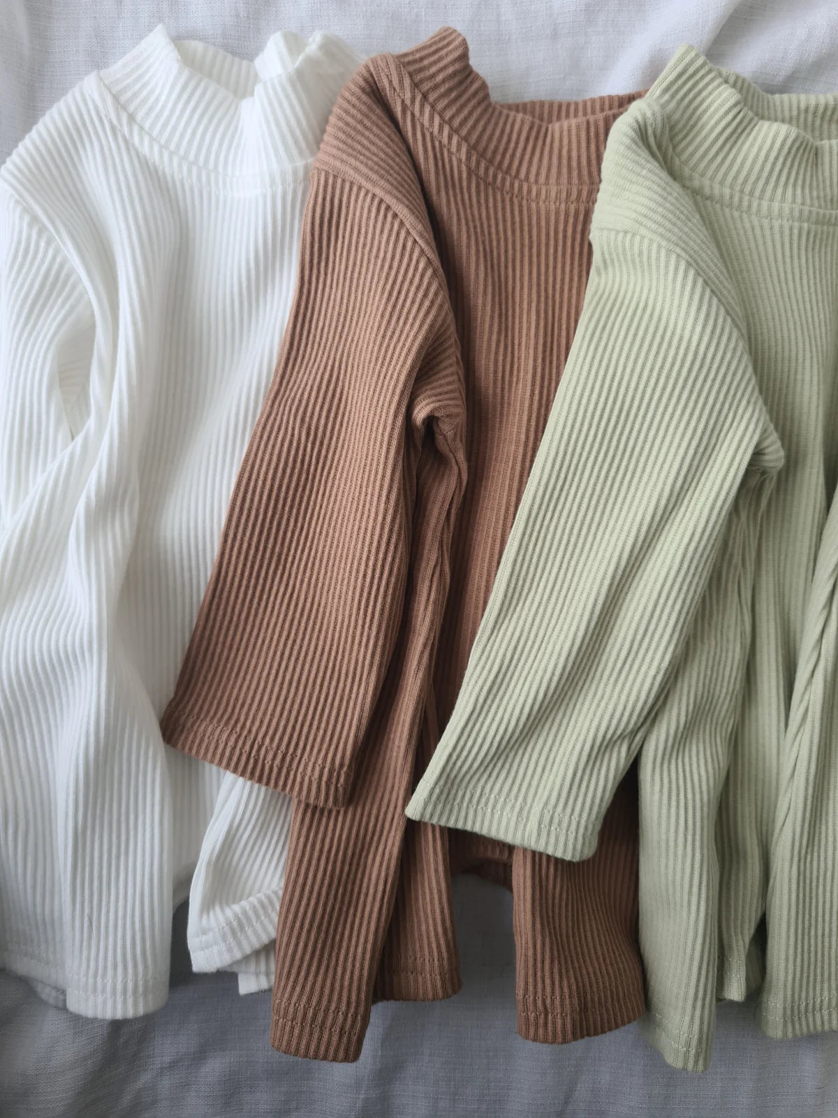 PISTACHIO RIBBED ROMPER